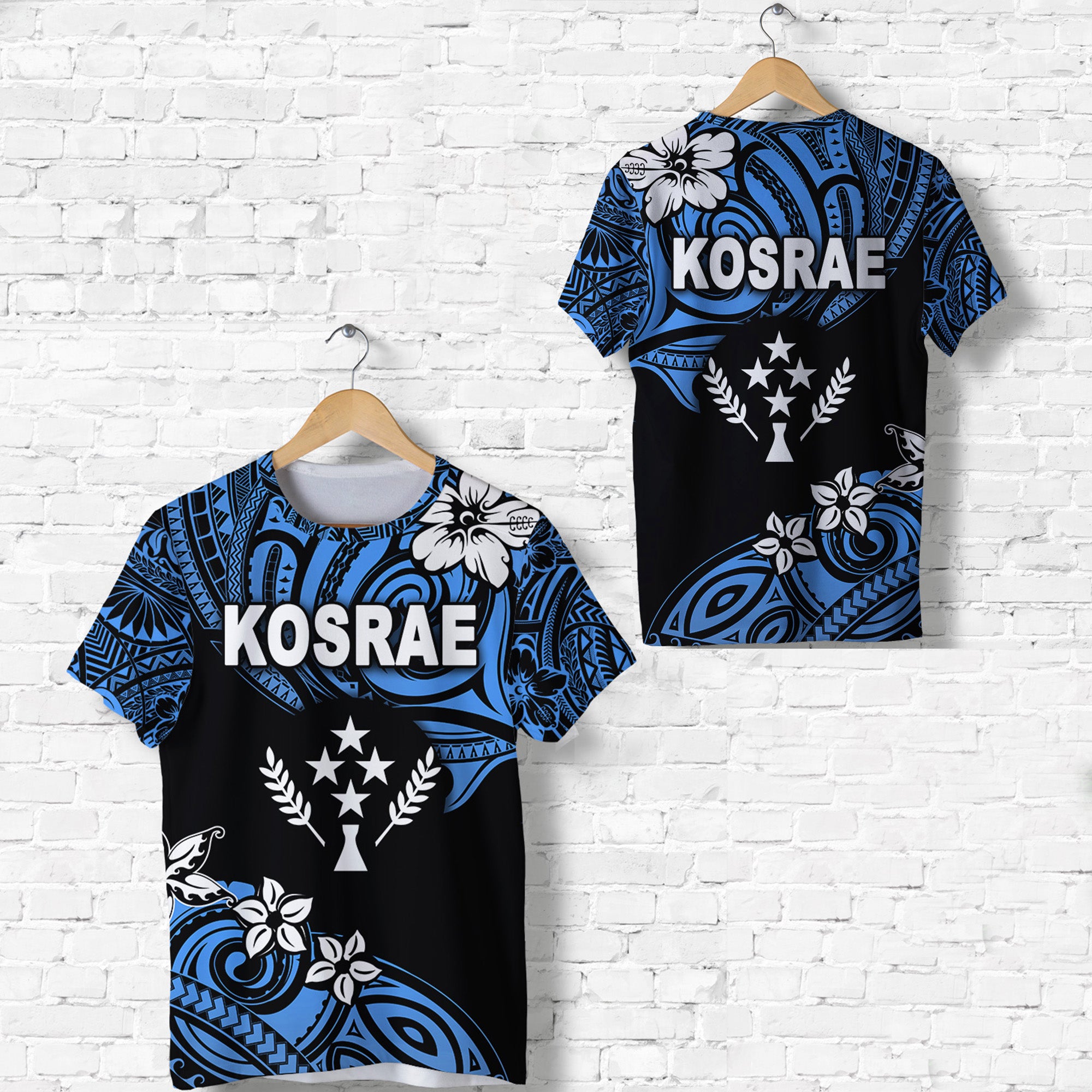 FSM Kosrae T Shirt Unique Vibes Blue LT8 Unisex Blue - Polynesian Pride