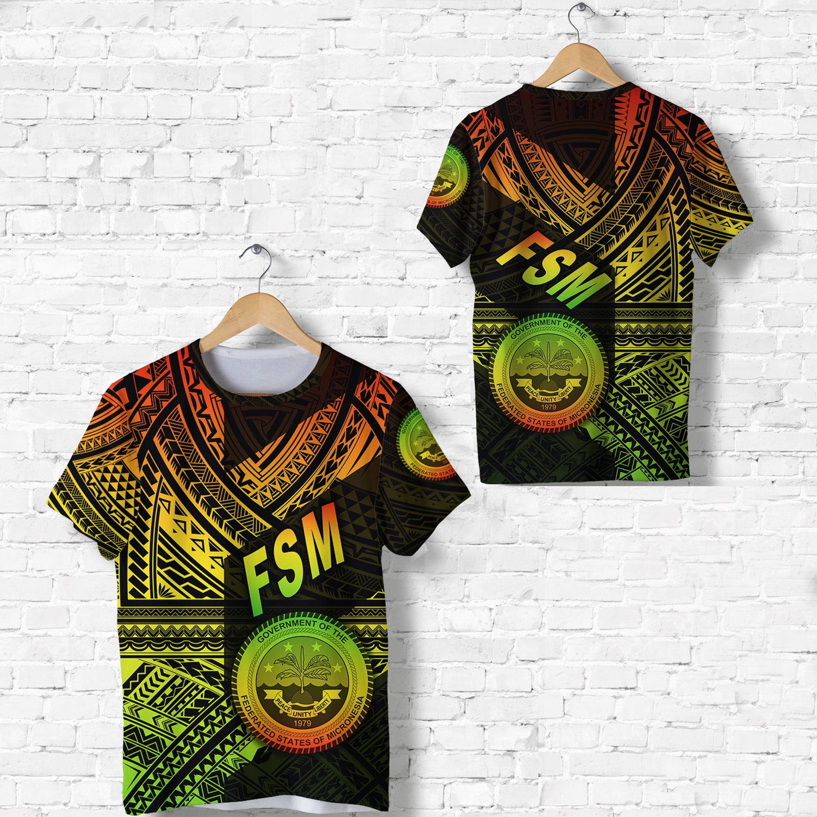 Federated States of Micronesia T Shirt FSM Original Style Reggae LT8 Unisex Reggae - Polynesian Pride