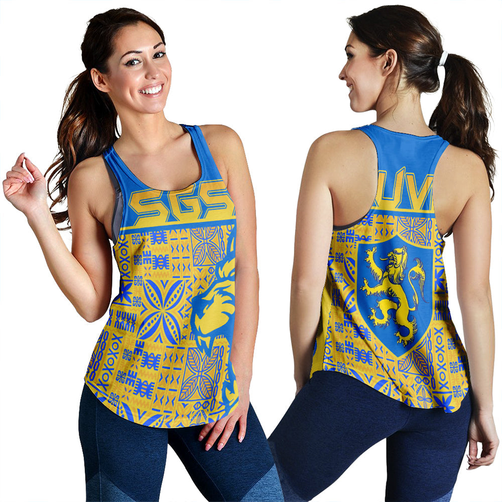 Suva Grammar School Racerback Tank LT10 - Polynesian Pride