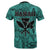 Hawaii Royal King Tatau Turquoise Polynesian T Shirt - Polynesian Pride