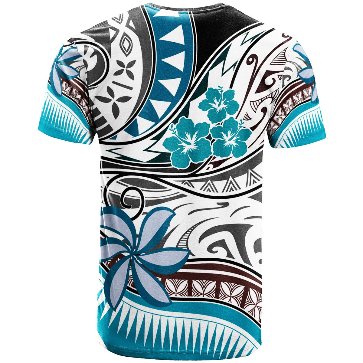 Guam T Shirt Flower and Flow - Polynesian Pride
