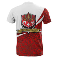 Mate Maa Tonga Rugby T Shirt Polynesian Native Tapa - Polynesian Pride