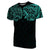 New Zealand T Shirt, Maori Polynesian Tattoo Turquoise Unisex Black - Polynesian Pride