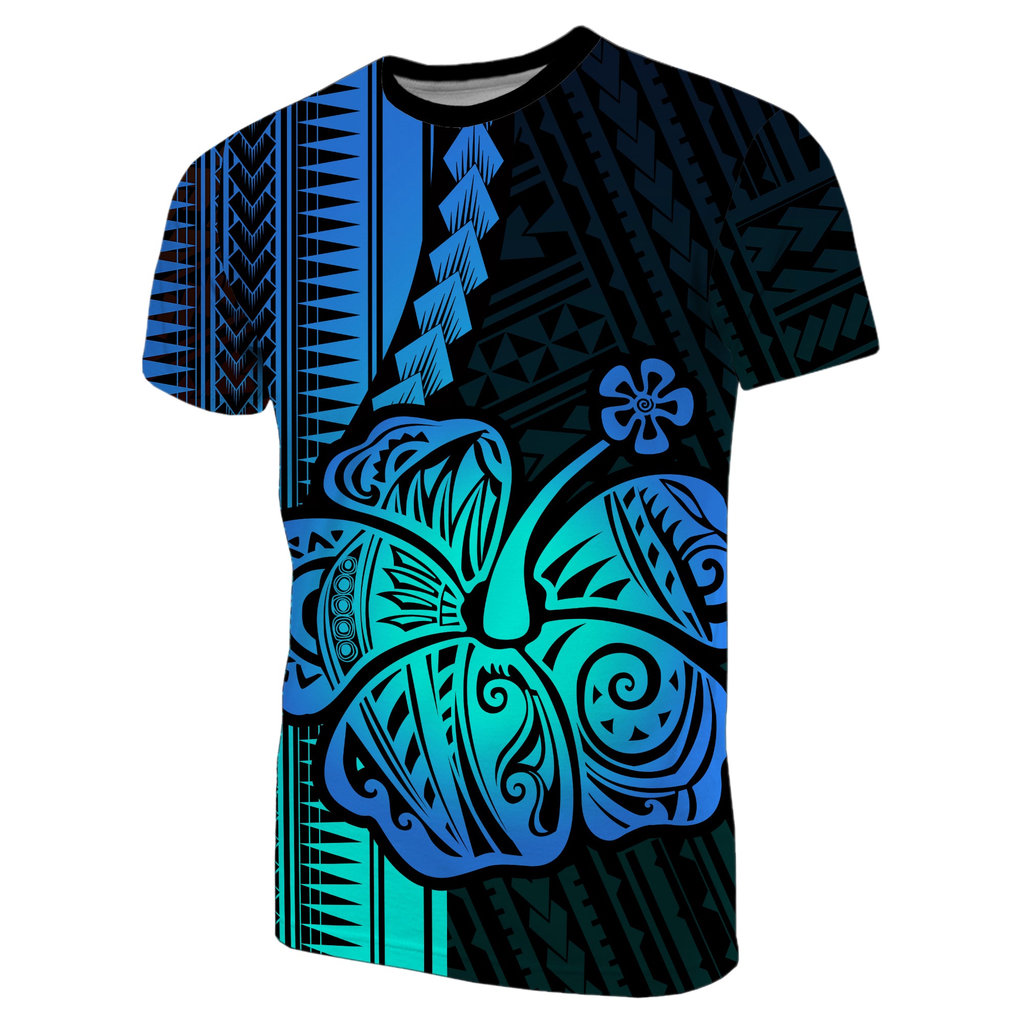 Custom Polynesian Hibiscus T Shirt Hawaiian Style No.2 LT6 Unisex Green - Polynesian Pride