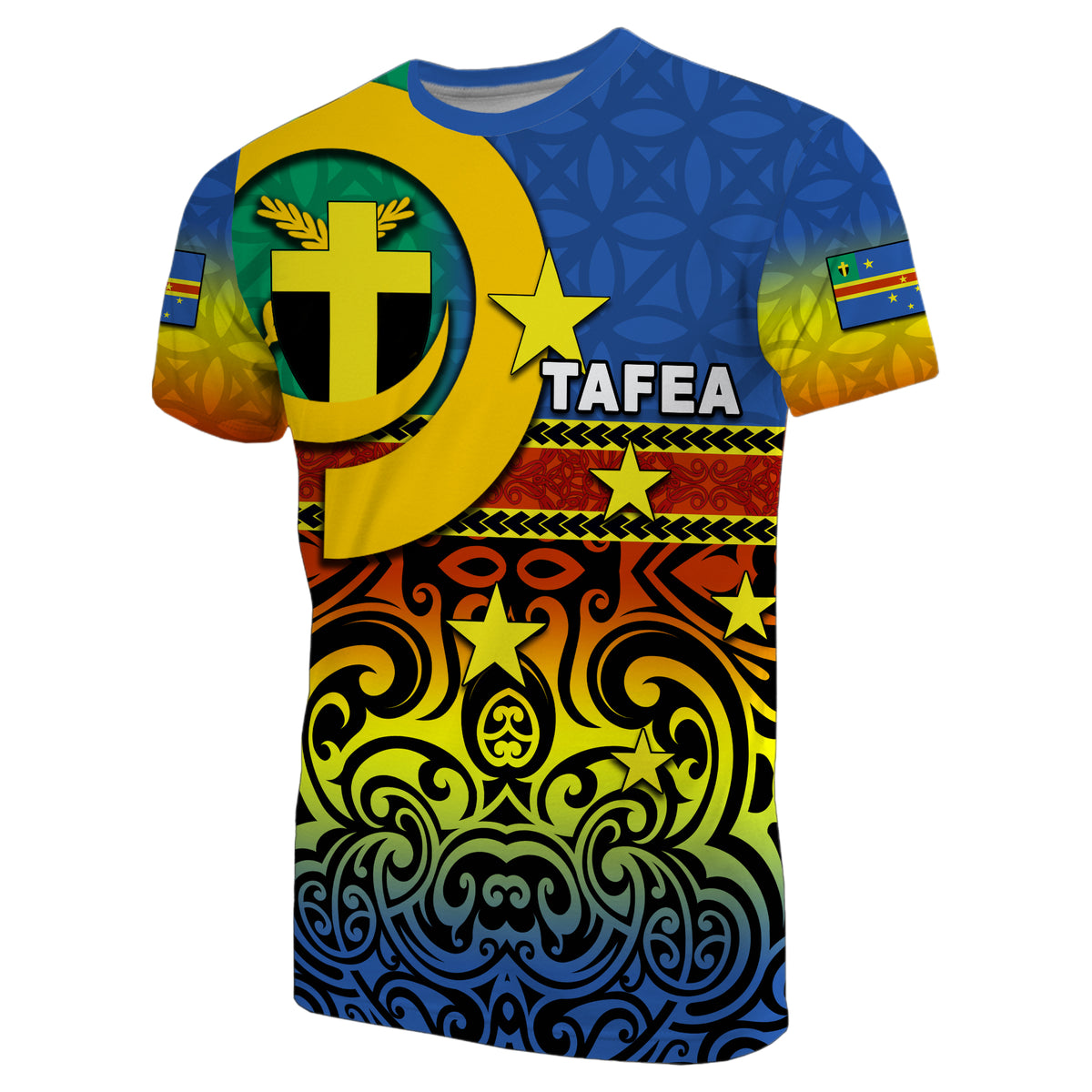 Tafea Day T Shirt of Vanuatu Polynesian Flag Style LT6 Unisex Yellow - Polynesian Pride
