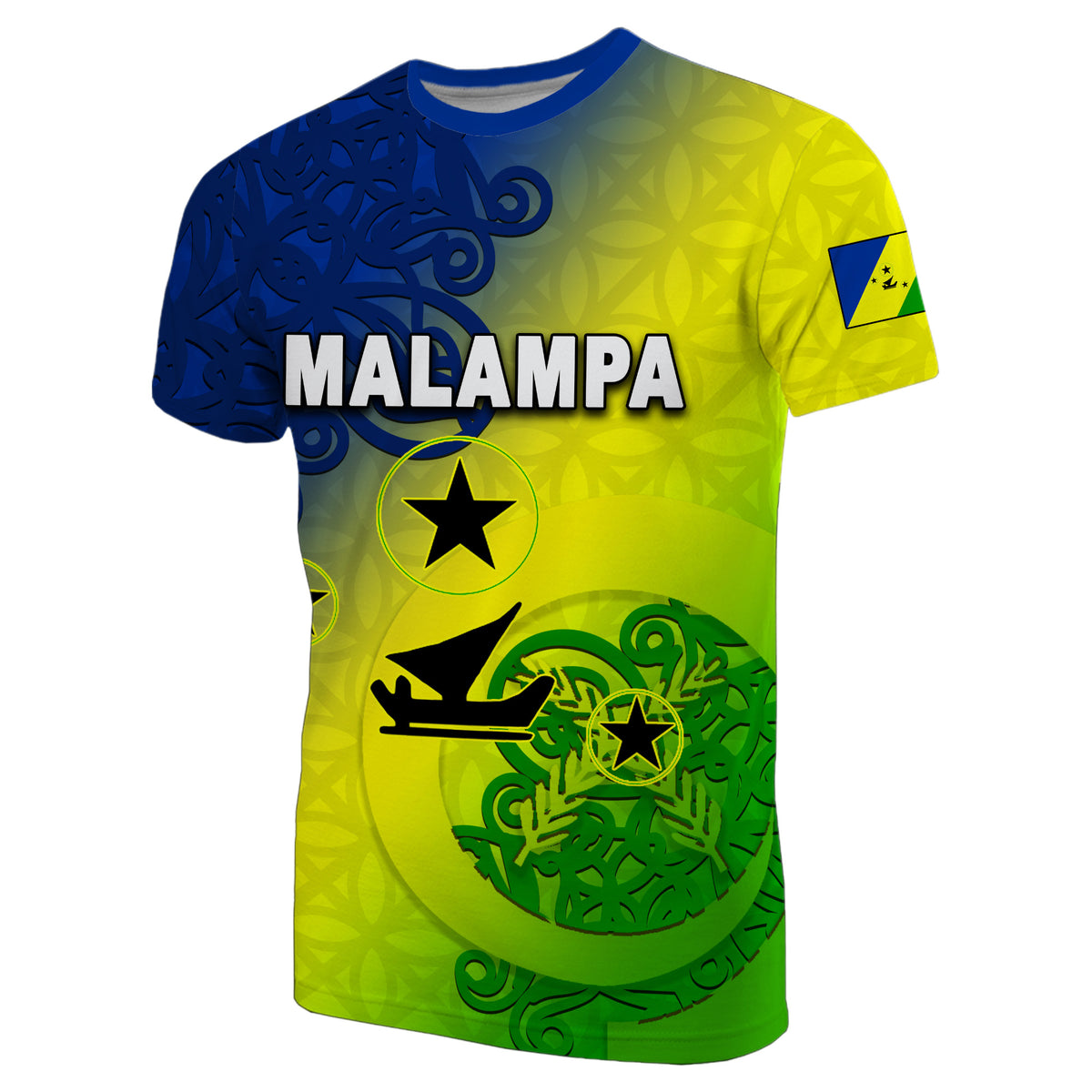 Malampa Day T Shirt Sand Drawing Of Vanuatu LT6 Unisex Yellow - Polynesian Pride