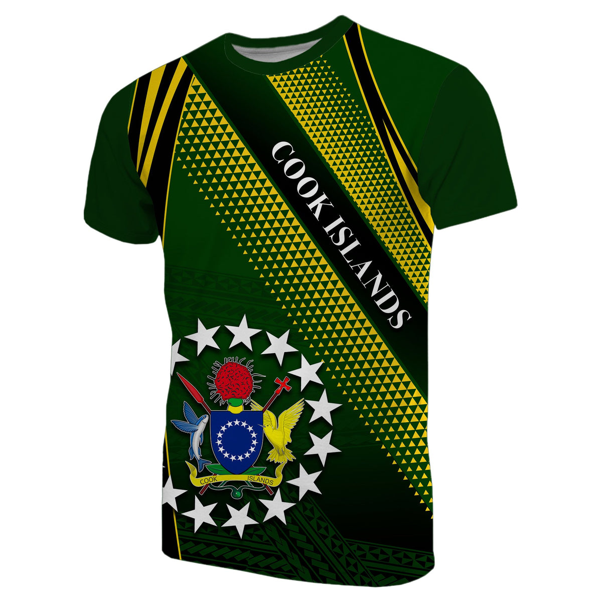 Cook Islands T Shirt Special Style Unisex Green - Polynesian Pride