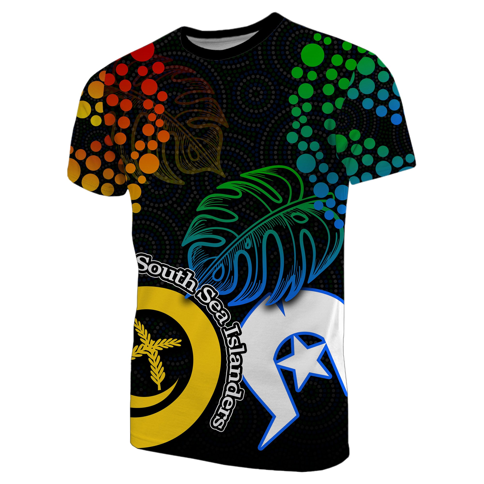 South Sea Islanders T Shirt Torres Strait Islander LT6 Unisex Black - Polynesian Pride