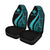 Wallis And Futuna Custom Personalised Car Seat Covers - Turquoise Polynesian Tentacle Tribal Pattern - Polynesian Pride