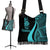 New Caledonia Boho Handbag - Turquoise Polynesian Tentacle Tribal Pattern Crest - Polynesian Pride