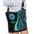 Tahiti Boho Handbag - Turquoise Polynesian Tentacle Tribal Pattern - Polynesian Pride