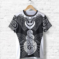 New Zealand Shirt, The Pikorua Maori Twist Tattoo T Shirt Unisex Black - Polynesian Pride