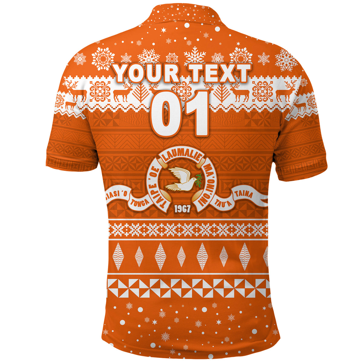 Custom Tailulu College Christmas Polo Shirt Simple Style LT8 - Polynesian Pride
