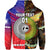 Custom Taiwanese Polynesian and Australia Aboriginal Hoodie Together Gradient Vibes LT8 - Polynesian Pride