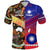 Taiwanese Polynesian and Australia Aboriginal Polo Shirt Together Gradient Vibes LT8 - Polynesian Pride