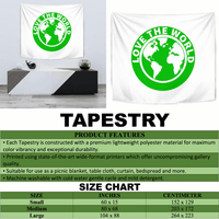 Cook Islands Tapestry - Blue Turtle Hibiscus - Polynesian Pride