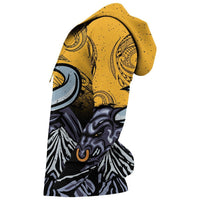 New Zealand Taranaki Hoodie, Maori Bull Pullover Hoodie - Polynesian Pride