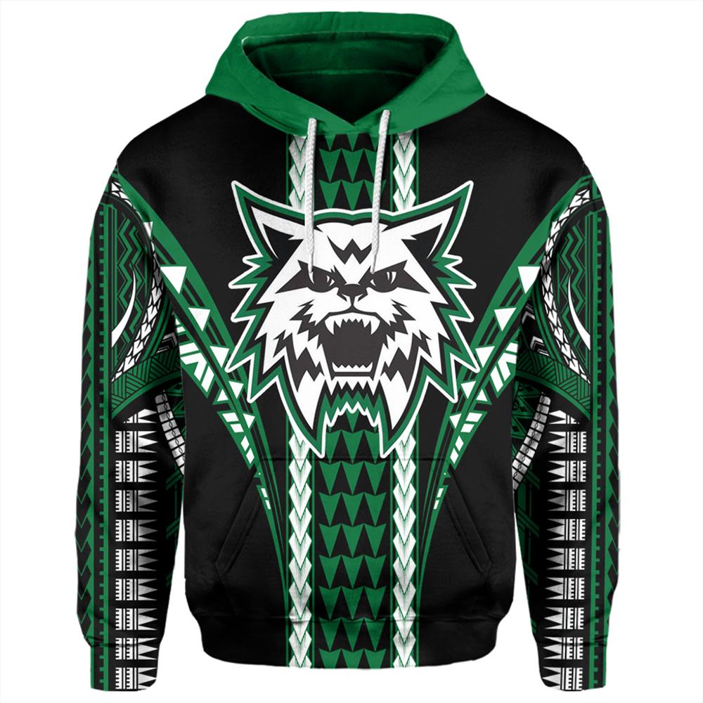 Hawaii Hoodie Konaweana High Football Jersey Hoodie Unisex Black - Polynesian Pride