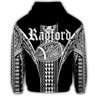 Hawaii Hoodie Radford High Football Jersey Hoodie Zip - Polynesian Pride