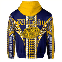 Hawaii Hoodie Waipahu High Football Jersey Hoodie Zip - Polynesian Pride