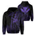 Hawaii King Polynesian Hoodie Durk Style Purple Unisex Purple - Polynesian Pride