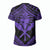 Hawaii Shark Polynesian Kanaka Purple T Shirt Candy Style - Polynesian Pride