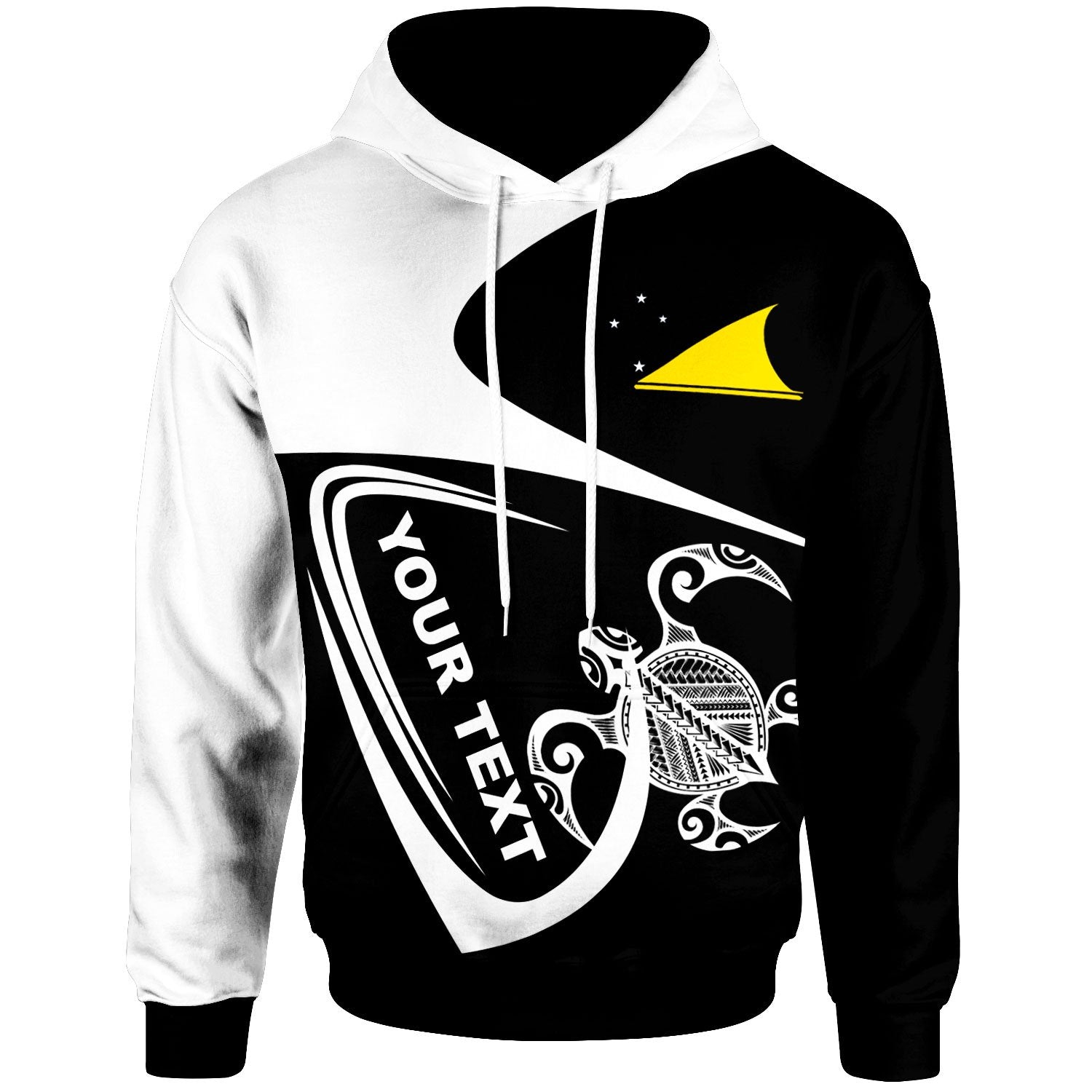 Tokelau Custom Hoodie Street Style Unisex Black - Polynesian Pride