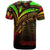 Tokelau T Shirt Reggae Color Cross Style - Polynesian Pride