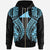 Tokelau Zip up Hoodie Polynesian Lion Head Neon Style Unisex Neon - Polynesian Pride