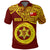 Custom Tonga High School Polo Shirt Maroon and Gold LT4 Unisex Maroon - Polynesian Pride