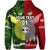 Custom Tonga Australia Rugby Hoodie Mate Maa Ngatu and Aboriginal Kangaroos Together LT8 - Polynesian Pride