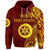 Tonga High School Hoodie Simple Vibes Maroon LT8 - Polynesian Pride