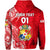 (VAVAU LAHI) Tonga Coat of Arms Hoodie Simple Vibes Bright Red LT8 - Polynesian Pride