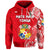 Tonga Coat of Arms Hoodie Simple Vibes Bright Red LT8 - Polynesian Pride