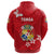 Custom Mate Maa Tonga Rugby Zip Hoodie Polynesian Unique Vibes Full Red - Polynesian Pride