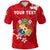 Custom Mate Maa Tonga Rugby Polo Shirt Polynesian Unique Vibes Full Red - Polynesian Pride