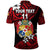 Custom Mate Maa Tonga Rugby Polo Shirt Polynesian Unique Vibes Red, Custom Text and Number - Polynesian Pride