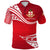 Custom Kolisi Tonga Polo Shirt Mate Maa Tonga Unique Version Red - Polynesian Pride