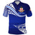 Custom Kolisi Tonga Polo Shirt Mate Maa Tonga Unique Version Blue - Polynesian Pride