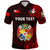 Custom Tonga Coat Of Arms Polo Shirt Simple Vibes Red LT8 - Polynesian Pride