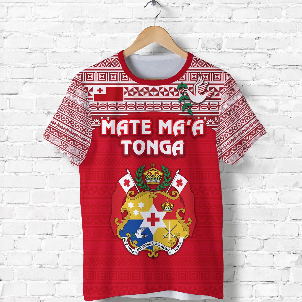 Kolisi Tonga T Shirt Mate Maa Tonga Simple Version Coat Of Arms - Polynesian Pride