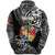 Mate Maa Tonga Rugby Zip Hoodie Polynesian Unique Vibes Black Unisex Black - Polynesian Pride