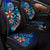 Tonga Custom Personalised Car Seat Covers - Vintage Tribal Mountain - Polynesian Pride