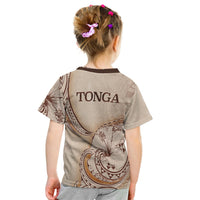 Tonga T Shirt Hibiscus Flowers Vintage Style - Polynesian Pride