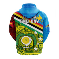 Torba PNG Day Hoodie Vanuatu Papua New Guinea Combine Flag Design LT4 - Polynesian Pride