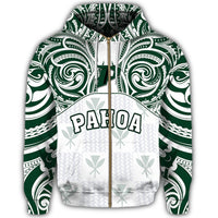 hawaiiZipper Hoodie Kanaka Pahoa High School Zipper Hoodie Demodern Style - Polynesian Pride