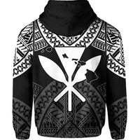 Hawaii Polynesian Hoodie Limited (Zip up) Tab Style White - Polynesian Pride