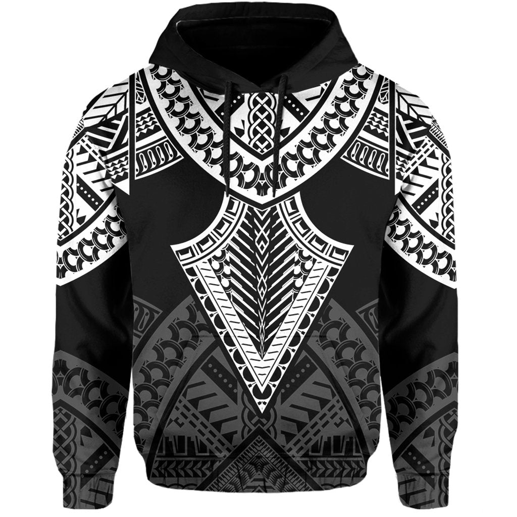 Hawaii Polynesian Hoodie Limited Tab Style White - Polynesian Pride