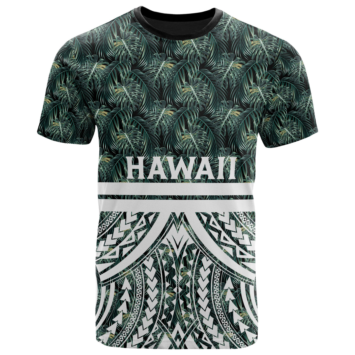 Hawaii Summer Palm Tree Polynesian Kanaka Womens T Shirt - Polynesian Pride