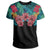 Tropical Hibiscus Hawaii T Shirt Black - Polynesian Pride